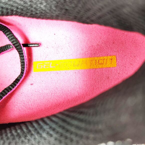 Asics Shoes Womens 12 Sneakers GEL-Equation 8 Running T5Q6N Black Pink - Picture 10 of 10